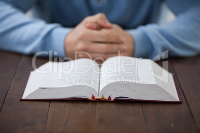 Man with a bible