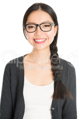 Young Asian female headshot