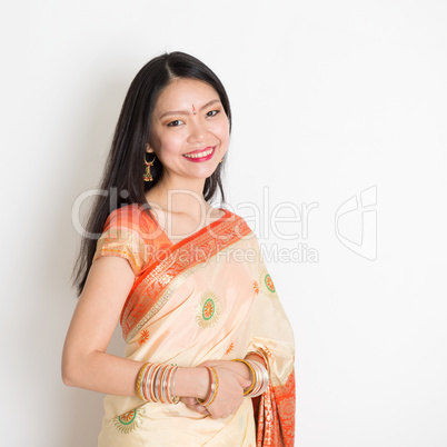 Woman in Indian sari