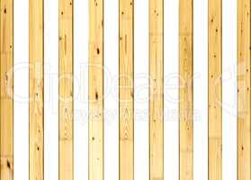 wooden slats on a white background