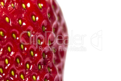 Strawberry isolated on white background clipping path