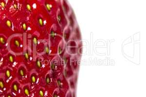 Strawberry isolated on white background clipping path