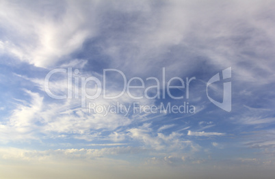 Blue sky with clouds. Blue sky with clouds.