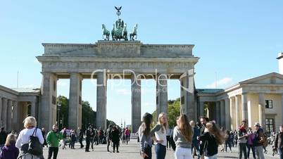 The Brandenburg gate