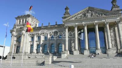 The reichstag in Berlin