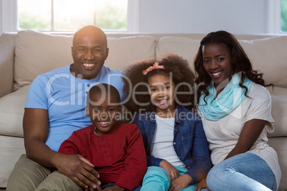 Portrait of happy family