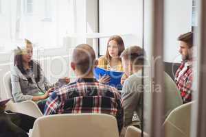 Creative business people in meeting room