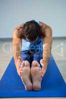 Man performing yoga