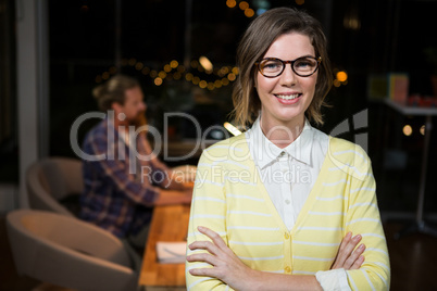 Portrait of businesswoman in spectacle