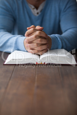Man with a bible