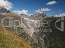 Aletschgletscher mit Gletschertor
