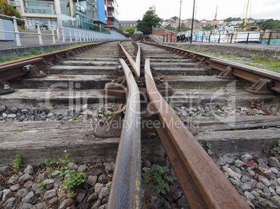 Railway track detail