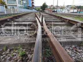 Railway track detail