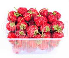 many Strawberry in plastic container