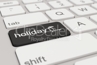 keyboard - holiday - black