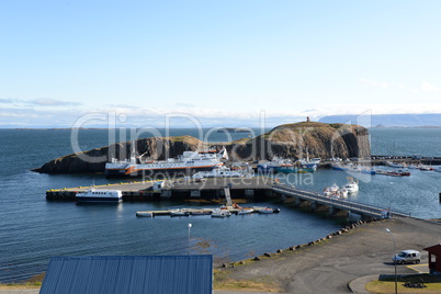 Hafen in Stykkisholmur, Island