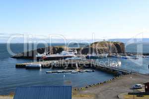Hafen in Stykkisholmur, Island