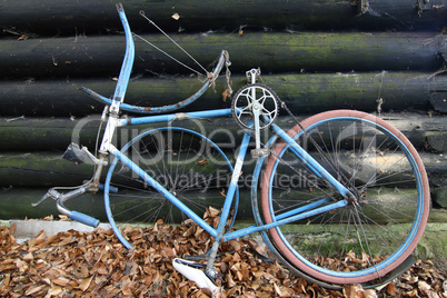 Old and broken bicycle