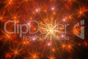 Fractal image: "fireworks".