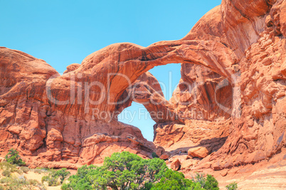 The Double Arch at the Arches National Park