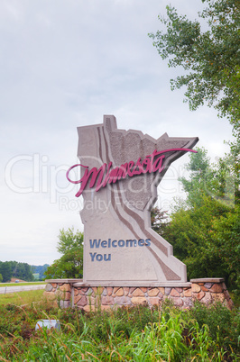Minnesota welcomes you sign