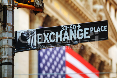 Exchange Place sign