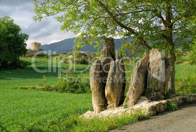 Mijaraluenga Menhir in Spanien - Mijaraluenga Menhir in Spain