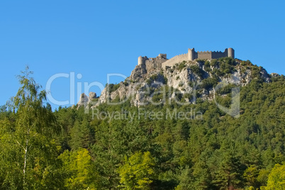 Puilaurens Burg - castle Puilaurens in France