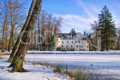 Sallgast Schloss im Winter - Sallgast palace in winter