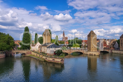 Strassburg im Elsass - skyline Strasbourg in  Alsace