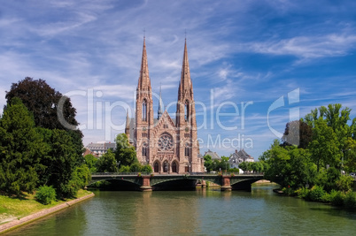 Strassburg Paulskirche - St. Pauls Church in Strasbourg, France