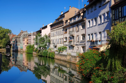 Strassburg im Elsass, Petite France - Strasbourg Petite France in  Alsace