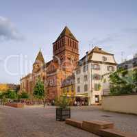 Strassburg Thomaskirche im Elsass - Strasbourg church St. Thomas in  Alsace