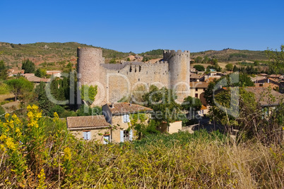 Villerouge-Termenes Burg - castle Villerouge-Termenes in France
