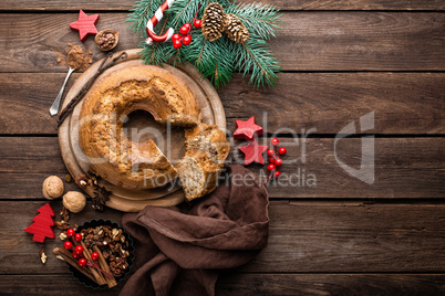 Christmas pastry, cake