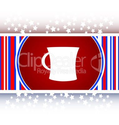 Coffee and tea cup web icon
