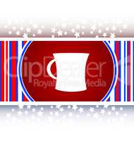 Coffee and tea cup web icon