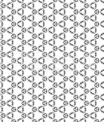 seamless pattern. Modern stylish texture. Repeating geometric tiles with dotted rhombus