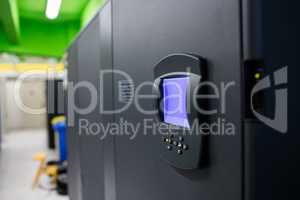 Biometric locks in server room