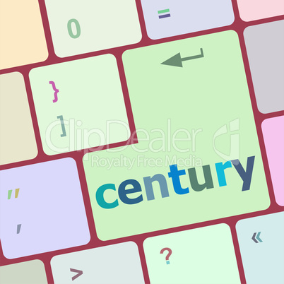 century button on computer pc keyboard key