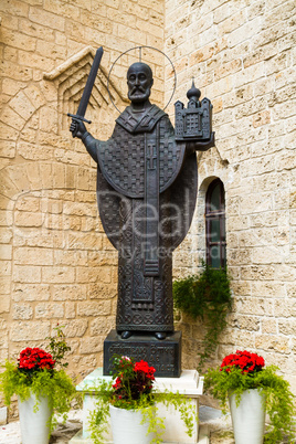 Statue von St. Nikolaus in Bari