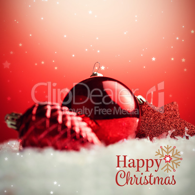 Composite image of christmas card