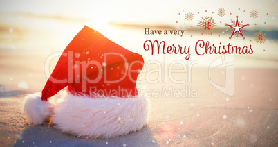 Composite image of christmas card