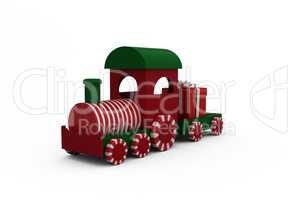 Train set with gift