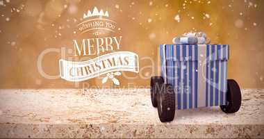 Composite image of christmas message