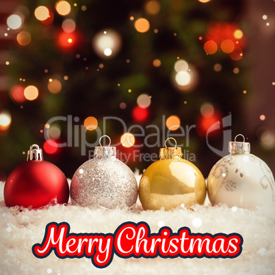 Composite image of merry christmas