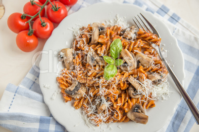 Pasta mit Tomatensauce