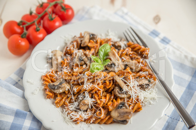 Pasta mit Tomatensauce