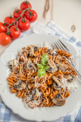 Pasta mit Tomatensauce