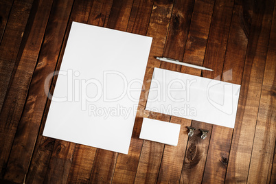 Blank stationery set